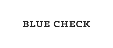 blue check